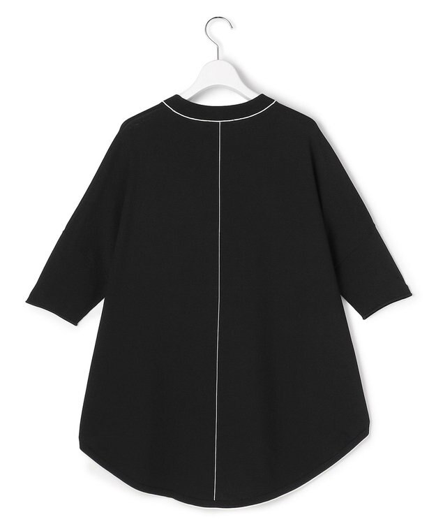 ICB 【先行予約・WEB限定カラーあり】VIS/NYハイゲージ プルオーバーニット ブラック×トープライン