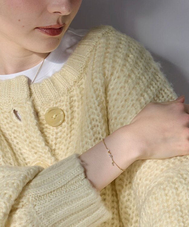 Phoebe シャイニーティアリーフブレスレット ゴールド