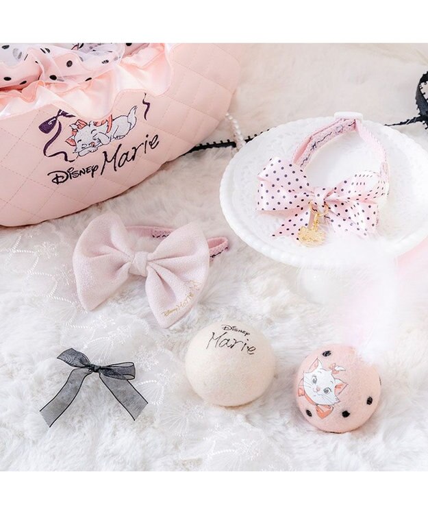 PET PARADISE ディズニー マリー なりきり猫首輪 S / M ベビーピンク