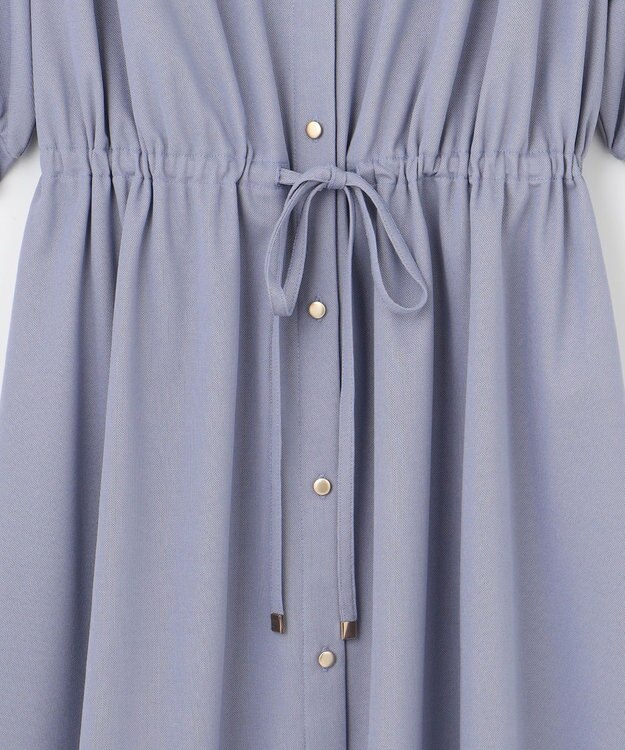 ANY SIS 【洗える】カナパジャージー ワンピース ライトブルー