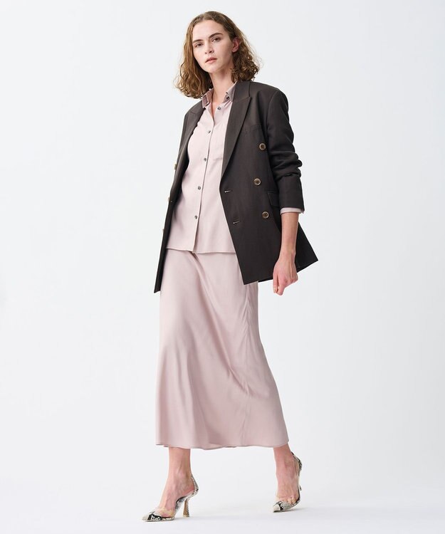 uncrave フィブリルシャンブレー ミドルシャツ 【WEB限定】ピンク