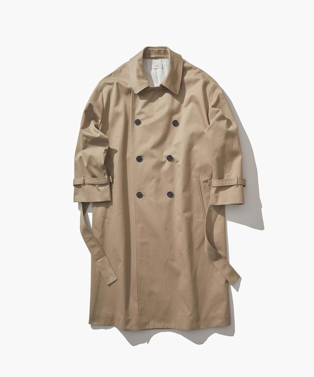ATON WEST POINT | オーバーサイズトレンチコート BEIGE