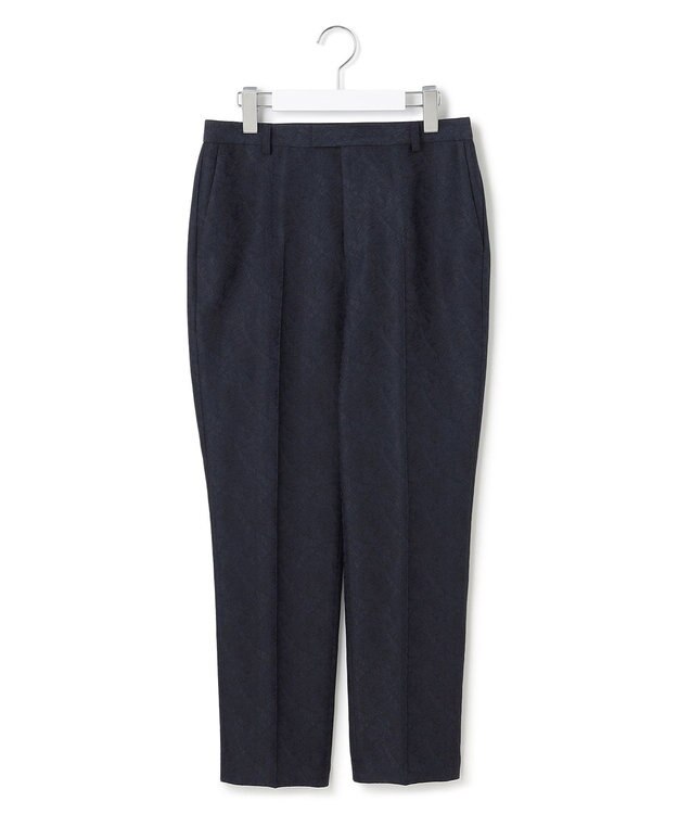 23区 S 【一部店舗限定/洗える】リネンライクジャカード セットアップ ネイビー系