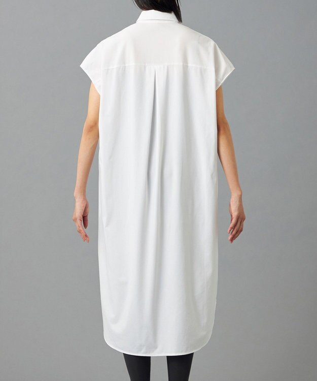 Chacott Chacott BALANCE EasyCare+ シャツワンピース ホワイト