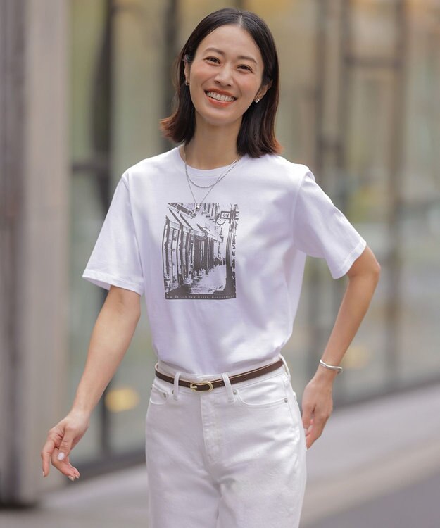 J.PRESS LADIES プリント Ｔシャツ