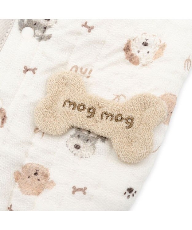 PET PARADISE ペットパラダイス ふわりと キルトベスト 《いぬ柄》 超小型犬 小型犬 ホワイト