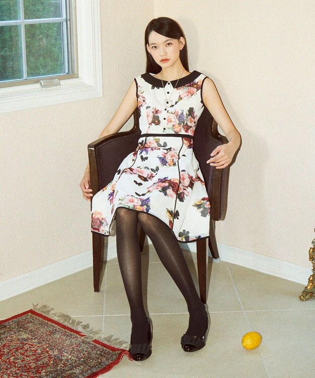 TOCCA 【Archive Collection・消臭・洗える】SENKA BUTTERFLY ドレス アイボリー系5