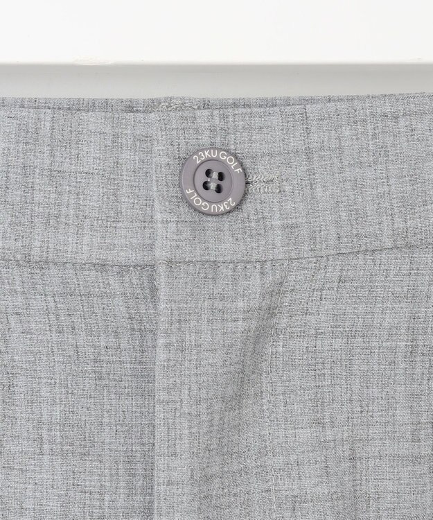 23区GOLF 【WOMEN】シワになりにくいドレッシーゴルフパンツ ライトグレー系