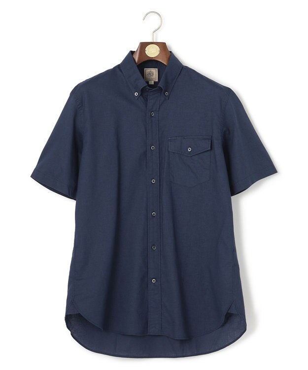 J.PRESS MEN 【WEB・一部店舗限定】コットンリネン シャツ/B.D ネイビー系