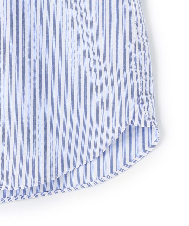 J.PRESS MEN 【WEB・一部店舗限定】シアサッカーストライプ シャツ/B.D ブルー系1