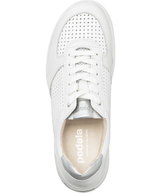 ASICS WALKING ペダラ レディース 2E 3.0cmヒール ホワイト系