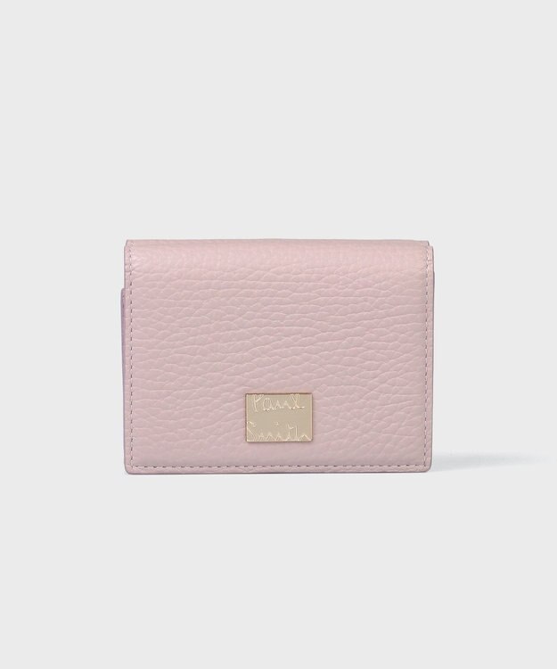 Paul Smith メタルクロップドロゴ 3つ折り財布 ライラック