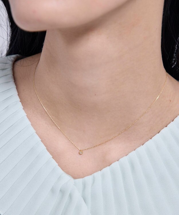 TOCCA 【WEB限定】FLORA K18 DIAMOND NECKLACE K18 ダイヤモンド ネックレス ゴールド系