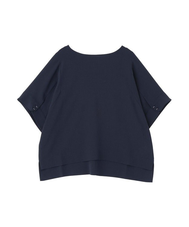YECCA VECCA 【接触冷感】ドルマンブラウス Navy