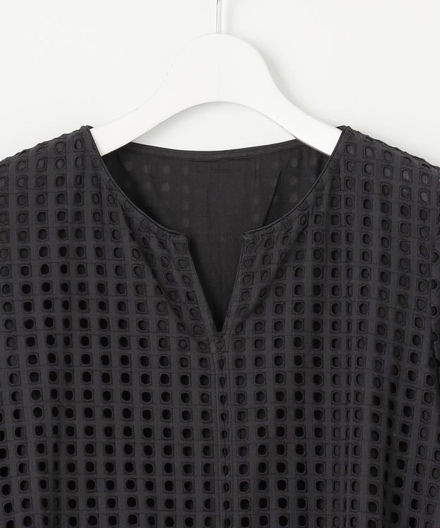 23区 【Indian Factory】アイレットレース ワンピース ブラック系