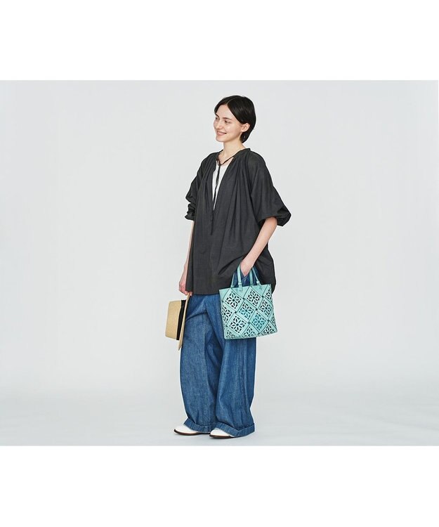 genten サスカットバスケット ペール グリーン