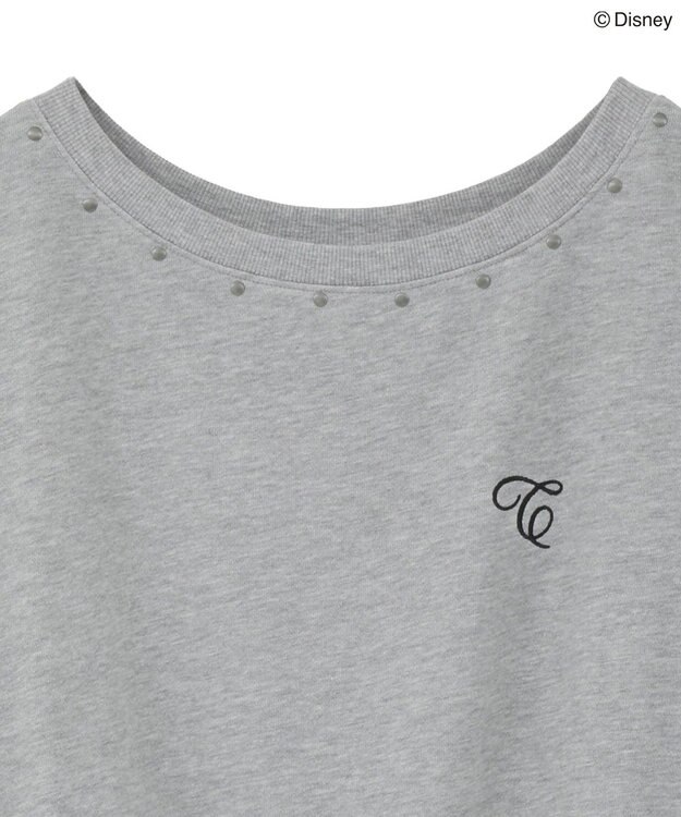 Green Parks １０１匹わんちゃん／クルエラオフショルスウェット Gray Mixture