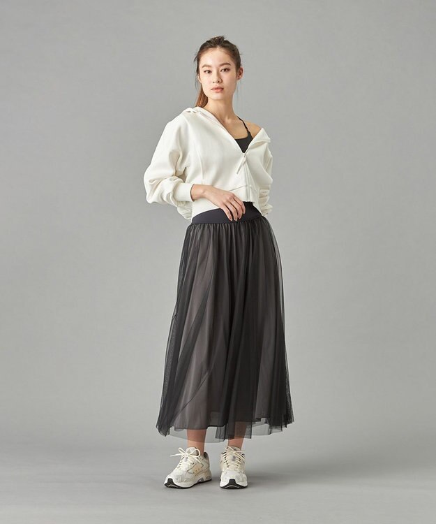 Chacott チュールスカート ブラック