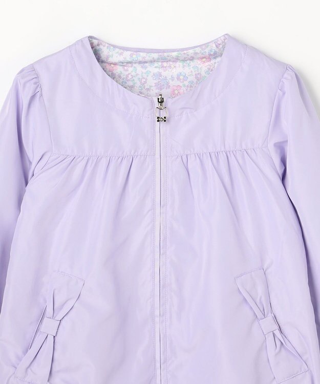ANY KIDS 【フード取り外し/洗濯機可能】撥水加工リバーシブルゾン ラベンダー