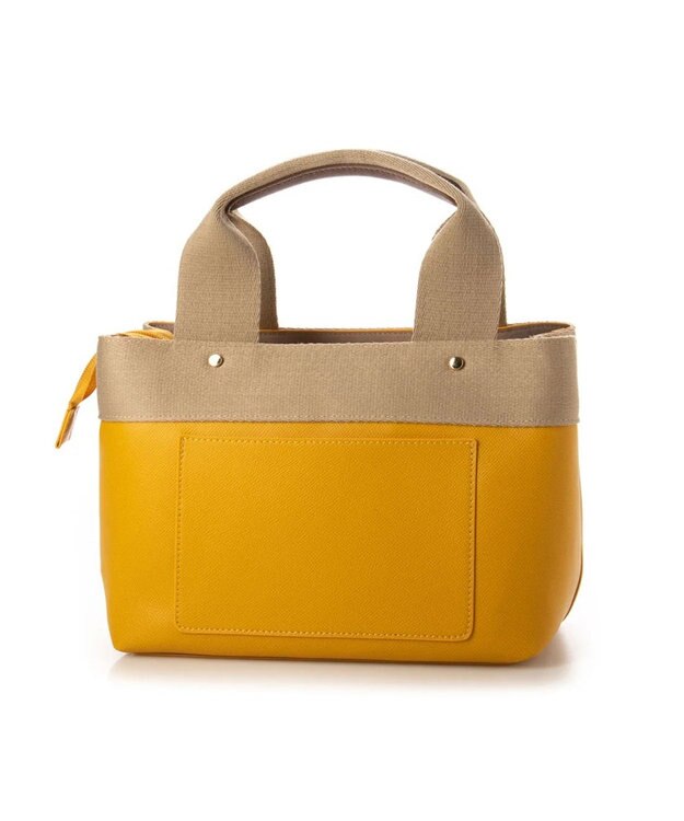 UNBILLION cachecache テープディテール2wayパーテーショントート イエロー