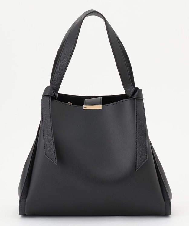 組曲 ノットデザイントートバッグ ブラック系