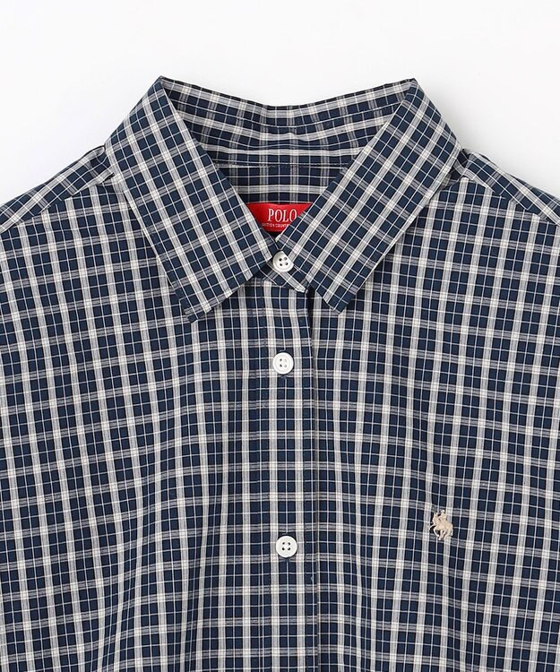 ANY 【POLO BCS別注】プレッピークロップドシャツ ブラックチェック