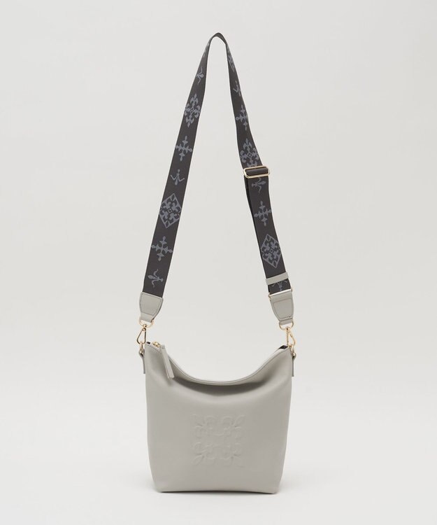 russet 《WEB限定》スタンダードミニショルダーバッグ <エンボスモノグラム>(CE-1718-WEB) L.Gray