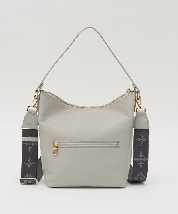 russet 《WEB限定》スタンダードミニショルダーバッグ <エンボスモノグラム>(CE-1718-WEB) L.Gray