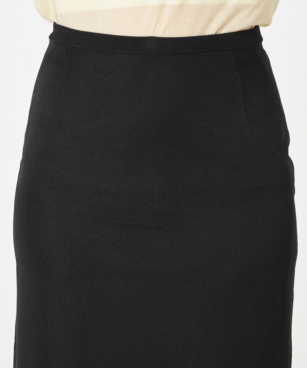 NAVE 【Nave・洗える】シアーニット スカート ブラック系