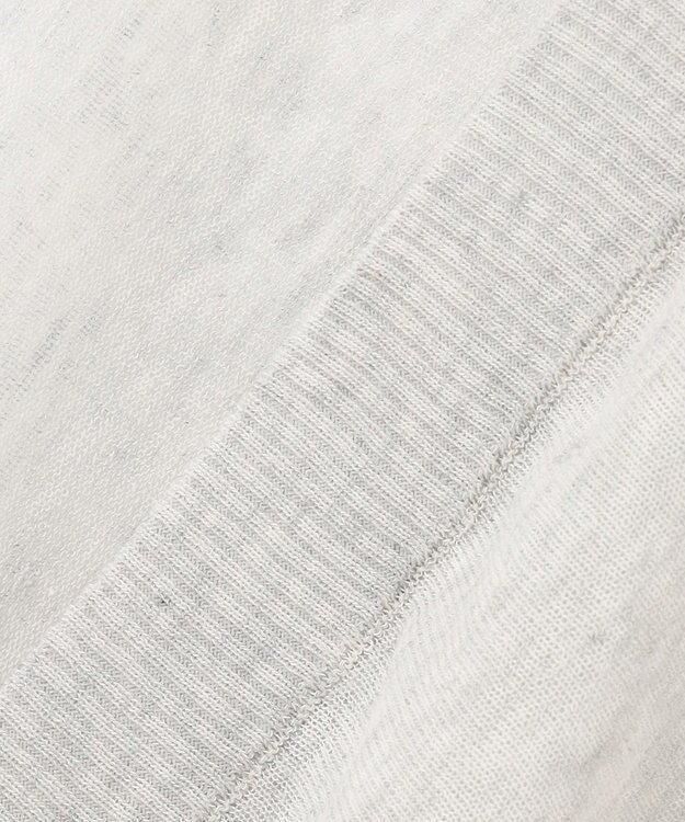 ANY 【洗濯機可/接触冷感/アンチピリング】シアーニットボレロカーディガン トップグレー