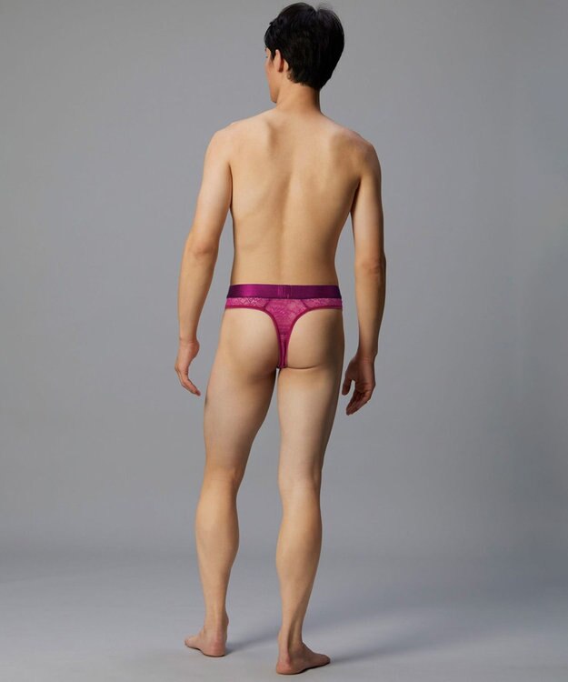 WACOAL MEN WACOAL MEN Tバック 【レースTバック】 通気性 フロント立体設計 前閉じ 下着 メンズ WF1832 /ワコールメン ピンク