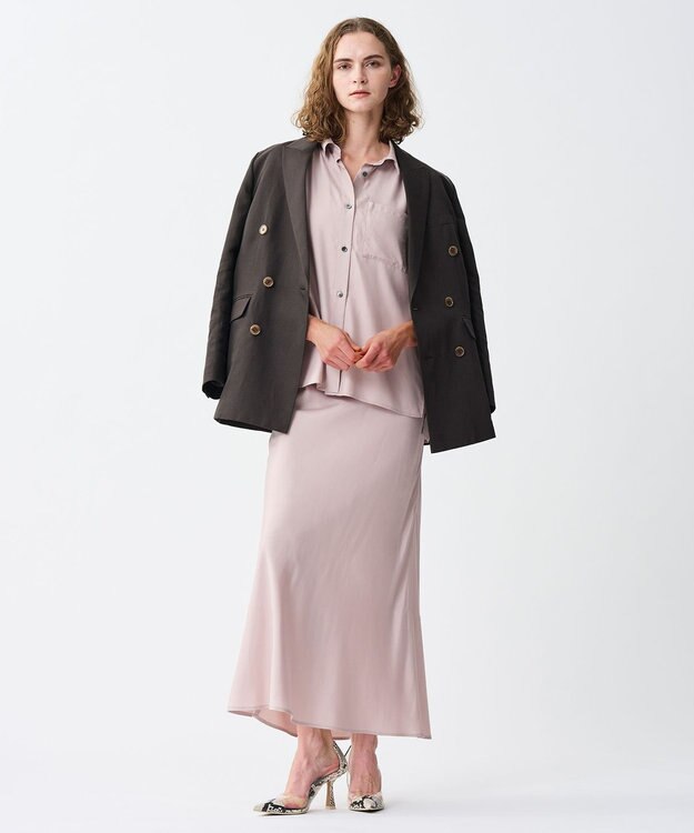 uncrave フィブリルシャンブレー ミドルシャツ 【WEB限定】ピンク