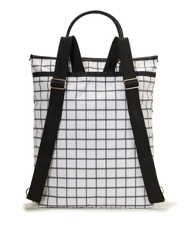 LeSportsac EVERYDAY TH CITY BKPK/アップタウンモノチェック/ブラック アップタウンモノチェック/ブラック