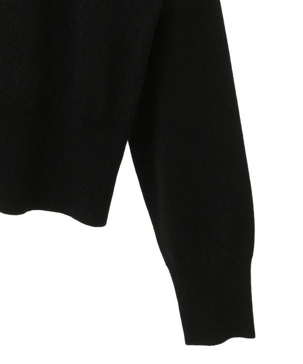 YECCA VECCA ラメ混クルーネックカーディガン Pink