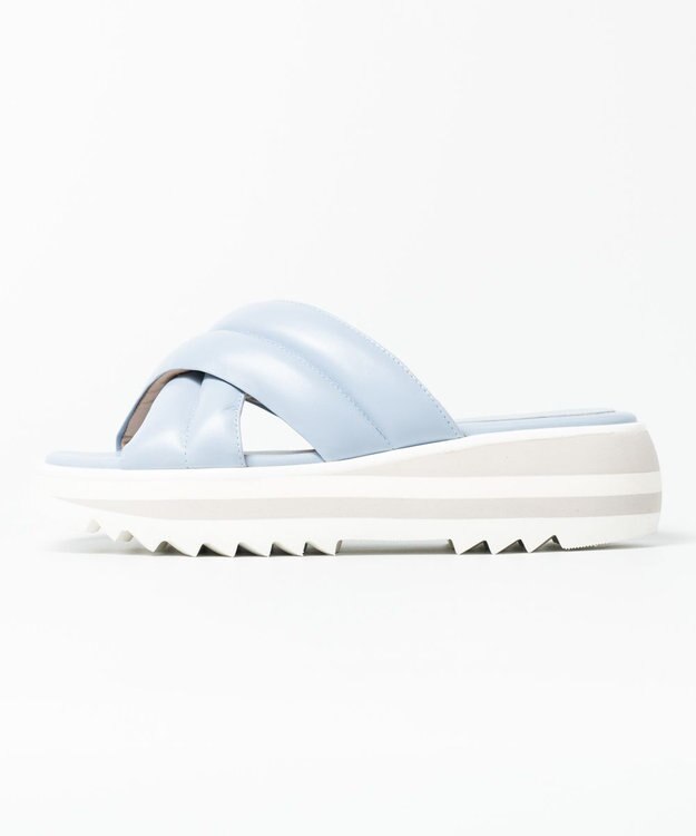 BONTRE 【LucaGrossi/ルカグロッシ】厚底パフィーサンダル ライトブルー