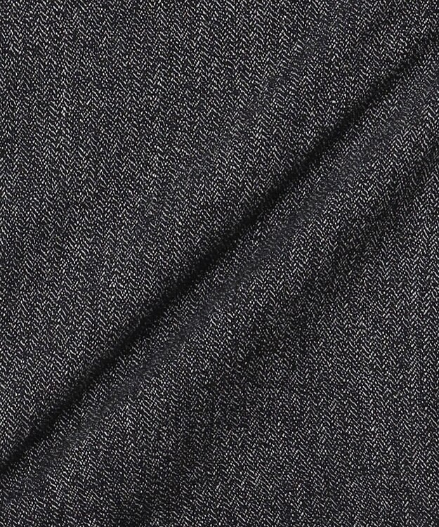 JOSEPH ABBOUD 【キングサイズ・ウエストも伸びる!オーガニックコットン使用】ムリネへリンボンストレッチ パンツ グレー系