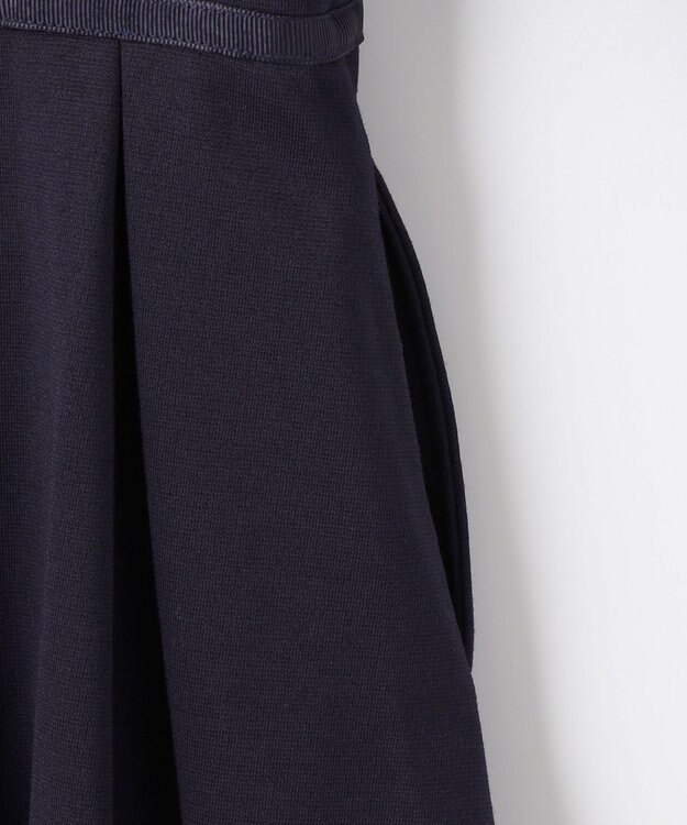 ANY KIDS レース付き きちんと ワンピース ネイビー