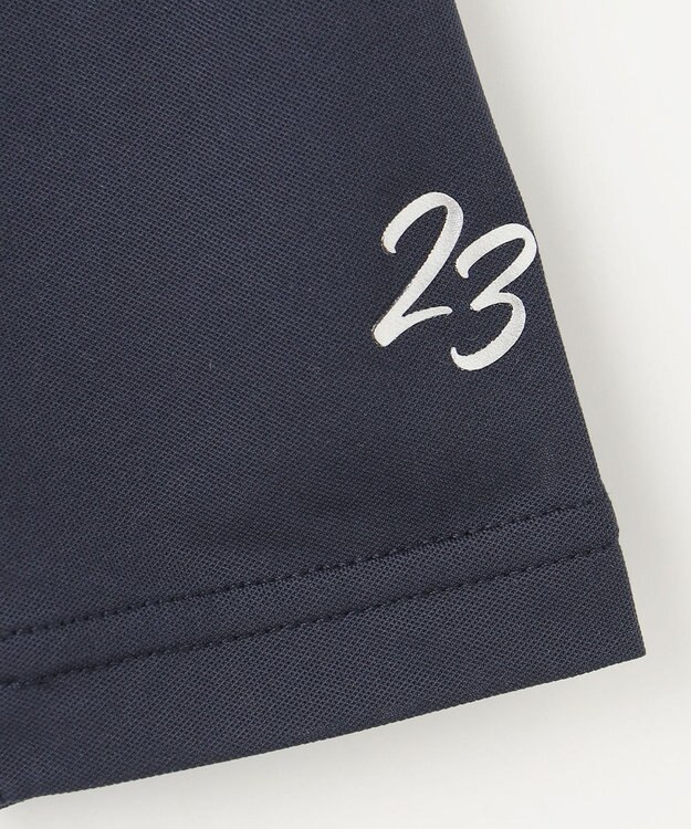 23区GOLF 【WOMEN】【吸水速乾/UVケア】30デニール 無地 カットソー ネイビー系