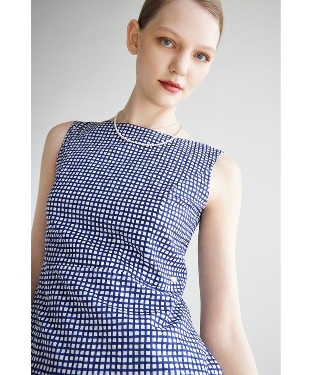 TOCCA 【00サイズあり・洗える・速乾・消臭】WAVES ティアードドレス ブルー系5