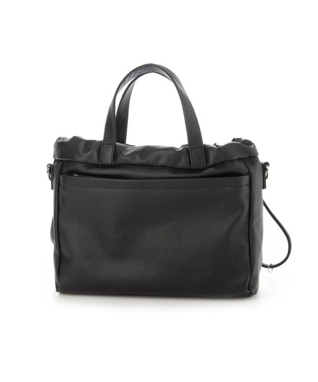 Y'SACCS コーティングキャンバス　2WAYミニトート ブラック