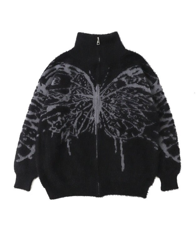 WEGO バタフライジップニット ブラック
