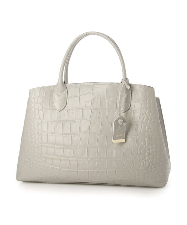 UNBILLION ペルケ perche / WEB直営限定・牛革ユーティリティA4・2wayトートバッグ クロコグレー