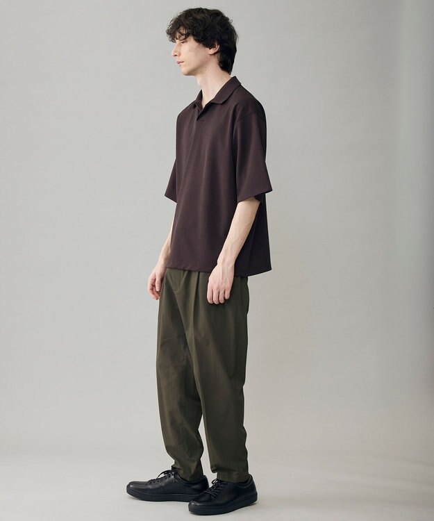 UNFILO MENS さらさらドライ クリーンポロ ブラウン