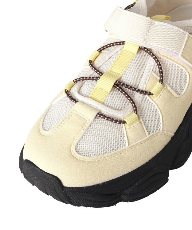 earth music&ecology ドローコードスニーカー Lemon Yellow
