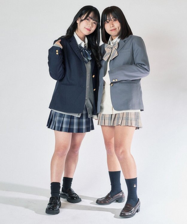 WEGO 【SCHOOL ITEM】ハイゲージスクールカーディガン オフホワイト