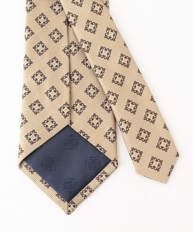 J.PRESS MEN 【GEOMETRIC JACQUARD COLLECTION】ジオメトリックジャガード ネクタイ ベージュ系7