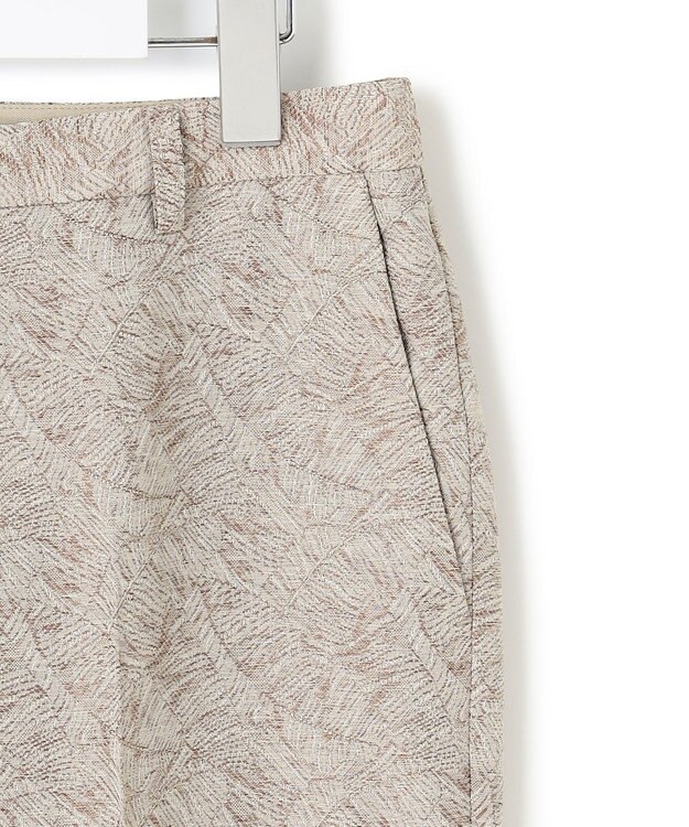 23区 S 【一部店舗限定/洗える】リネンライクジャカード セットアップ グレージュ系