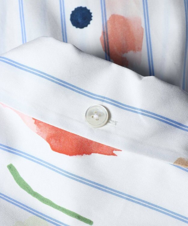 Paul Smith Mark Making プリント シャツワンピース オフホワイト