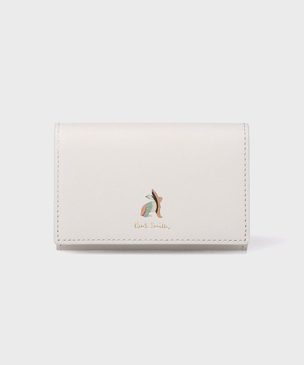 Paul Smith マーケトリースワールラビット 名刺入れ アイボリー