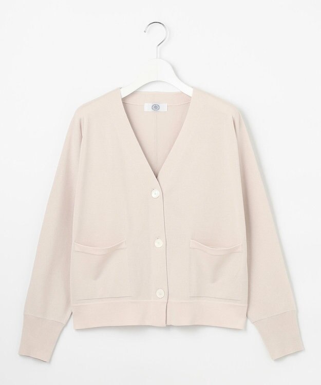 J.PRESS LADIES L 【洗える】Cotton Acetate ドルマンスリーブ カーディガン ベージュ系